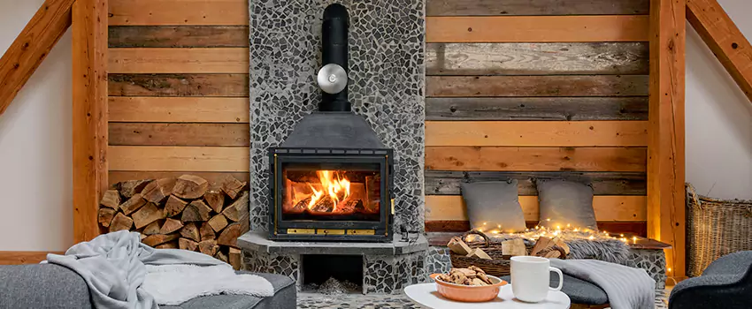 Thelin Hearth Products Direct Vent Gas Stove Fireplace Inspection in Newark, California